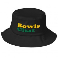 Old School Bucket Hat with Embroidered BowlsChat Name